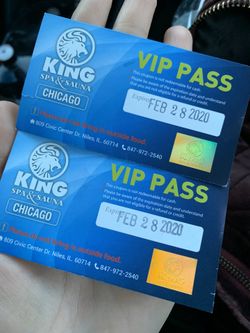 King Spa VIP passes (2)