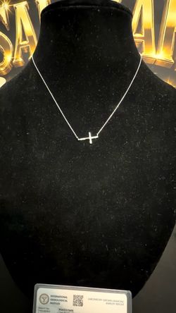 Diamond pendant and necklace