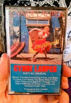 Cyndi lauper cassette tape