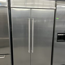 Kitchen Aid Side By Side Built In 48” Refrigerator LED Lighting 