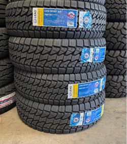 285/70R17 LION SPORT AT installation and balance include