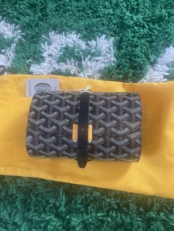 🟩 Goyard Watch Roll – Black on Black – Brand New
