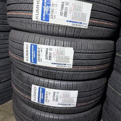 235/65/17 Kumho  #4 New Tires Mount & Balance // Set De 4 Llantas Nuevas Instaladas Y Balanceadas