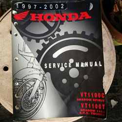 1(contact info removed) HONDA VT-1100c/VT-1100T Factory Sevice Manual