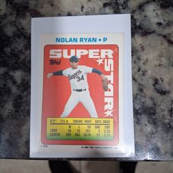 Nolan Ryan error card