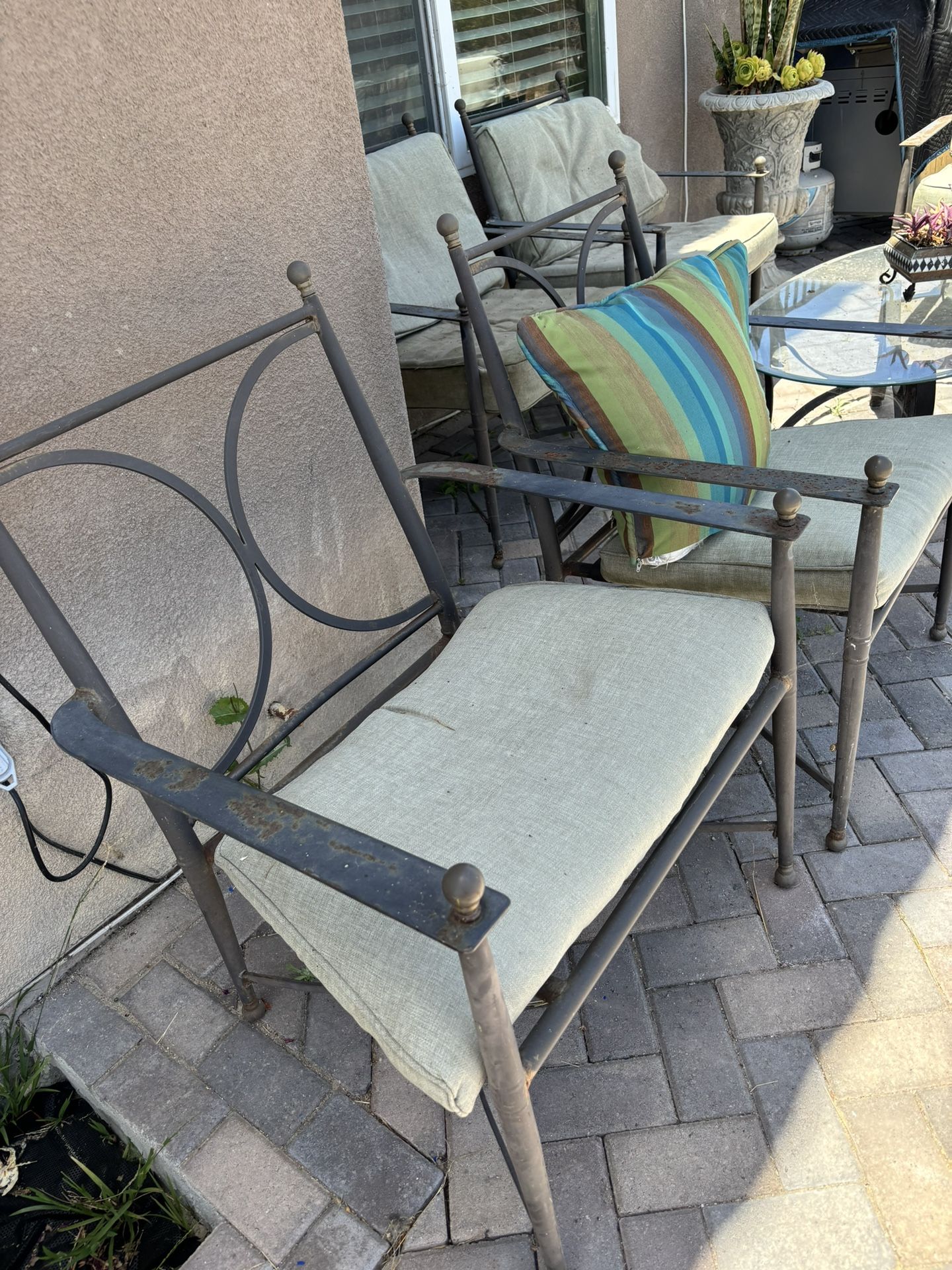 Iron Patio Chairs
