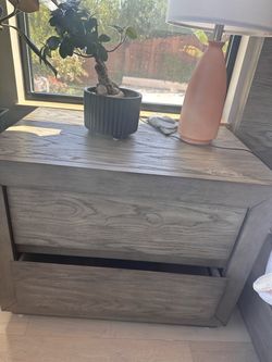 Abysson  king bed and nightstand