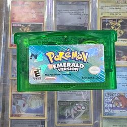 Pokémon Emerald Version Game Boy Advance Cartridge