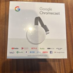 Google Chromecast-new In Box Never Opened 