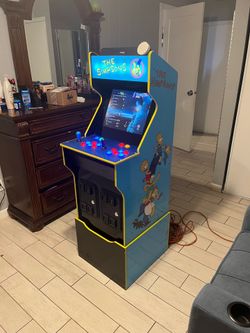 1UP Custom Modded The Simpsons Arcade