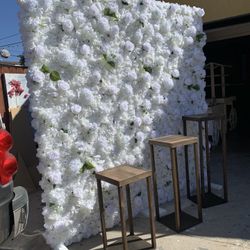 White Flower Wall/backdrop 
