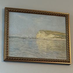 Target art print of Claude Monet's 1882 masterpiece, Low Tide at Pourville