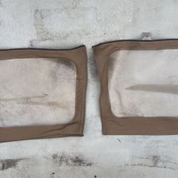 Jeep Wrangler Soft Top Side Windows - Skins