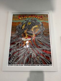 2018 Cal Jam Foo Fighters Concert Poster