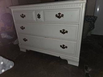 Vintage White Dresser