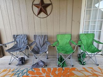 4 camping chairs