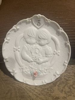 Precious Moments Anniversary Plates