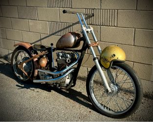 1964 custom triumph chopper bobber