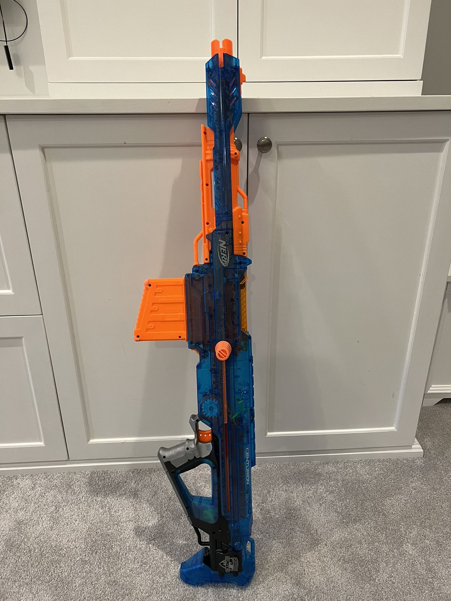  Nerf Centurion Mega Toy Blaster with Folding Bipod, 6