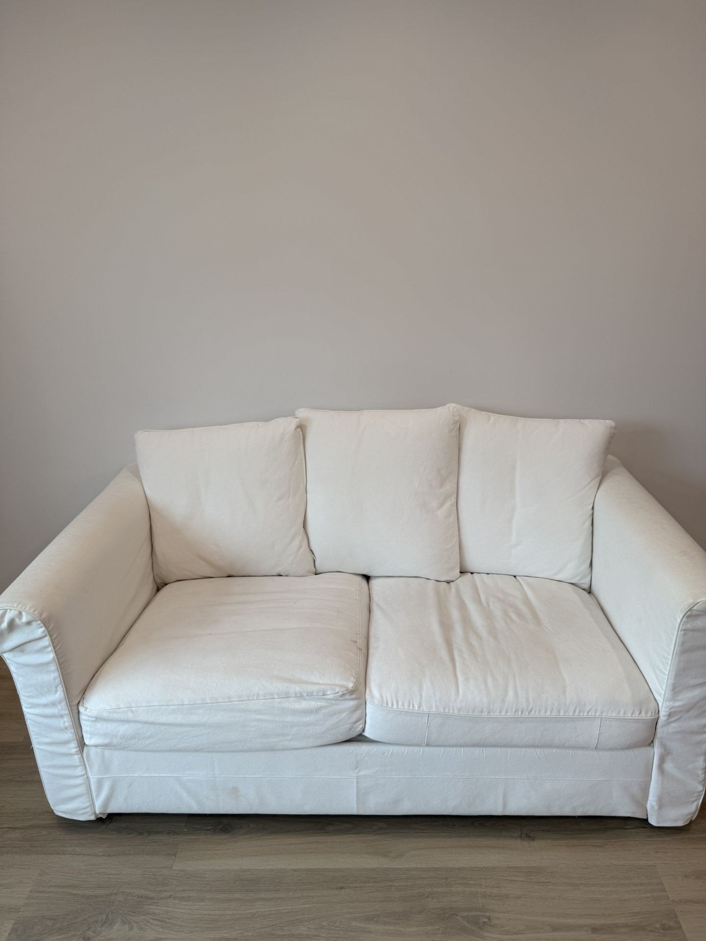 IKEA Sofa, Couch, Loveseat, White