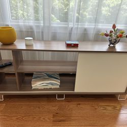Like New 1 Year Old Modern TV Stand For TV Up To 60”