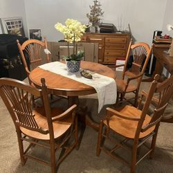Cherry Table W/ Chairs