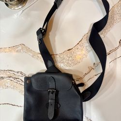 Coach Leather Over The Shoulder Sling Bag