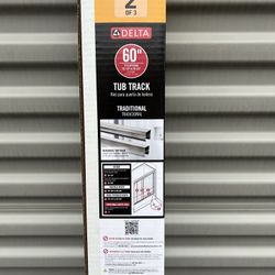 59.4in x 2.1in Frameless Sliding Shower/Tub Assembly Kit in Nickel