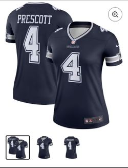 Women's Dallas Cowboys Dak Prescott Nike Navy Legend Player Performance