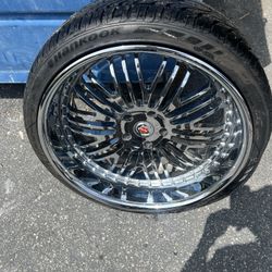 22” Rims & Tires  265/35zR22 Brand New! 