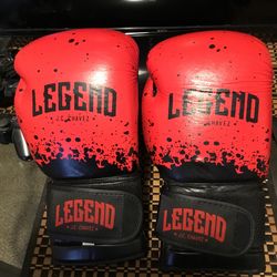 Legend  j.c Chavez boxing gloves
