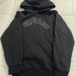 black spider hoodie og logo