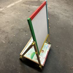 Kids Dry Erase Board And Chalk Board