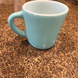 Fire King Turquoise Mug