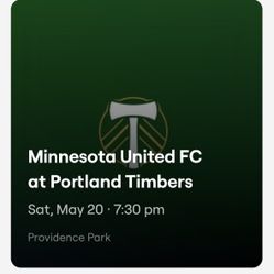 Timbers Vs Minnesota May 20  7:30