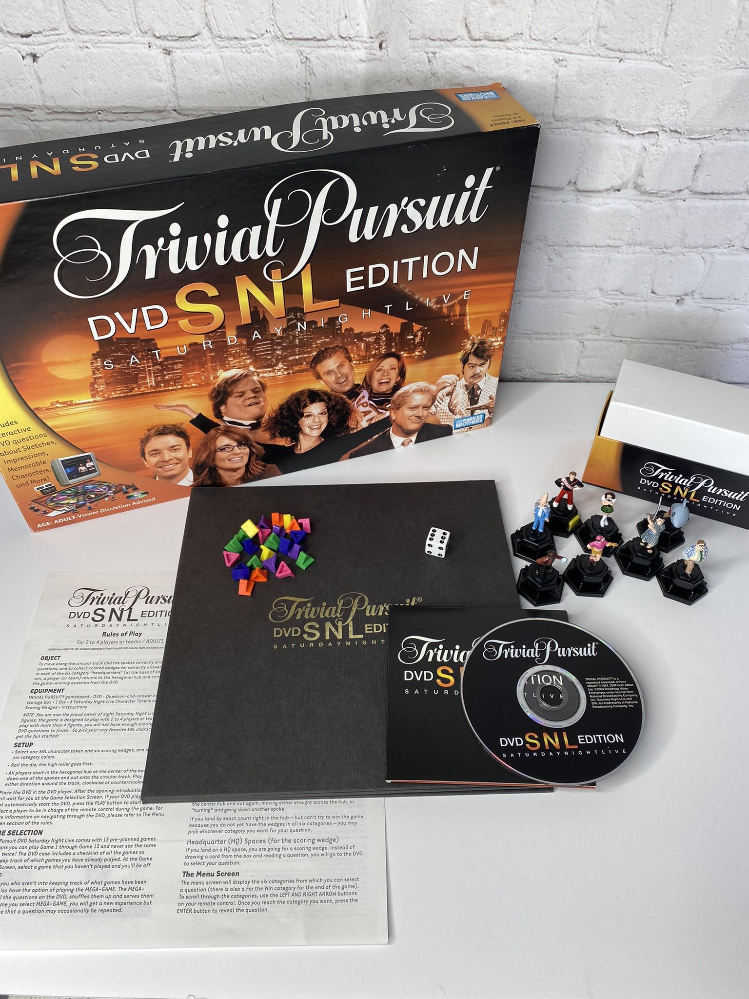 2004 Trivial Pursuit DVD SNL Edition Saturday Night Live Adult Trivia Board Game