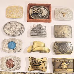 Vintage Belt Buckles ( SEE DESCRIPTION )