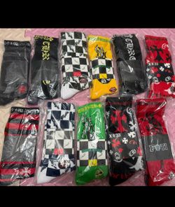 Chrome heart socks