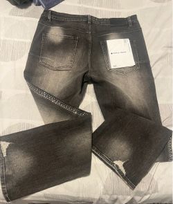 Purple jeans