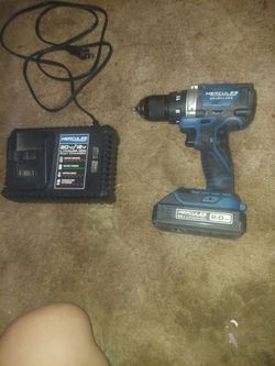 Hercules drill and charger