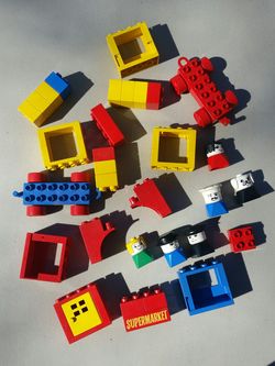 Vintage Lego Duplo lot Minifigures supermarket