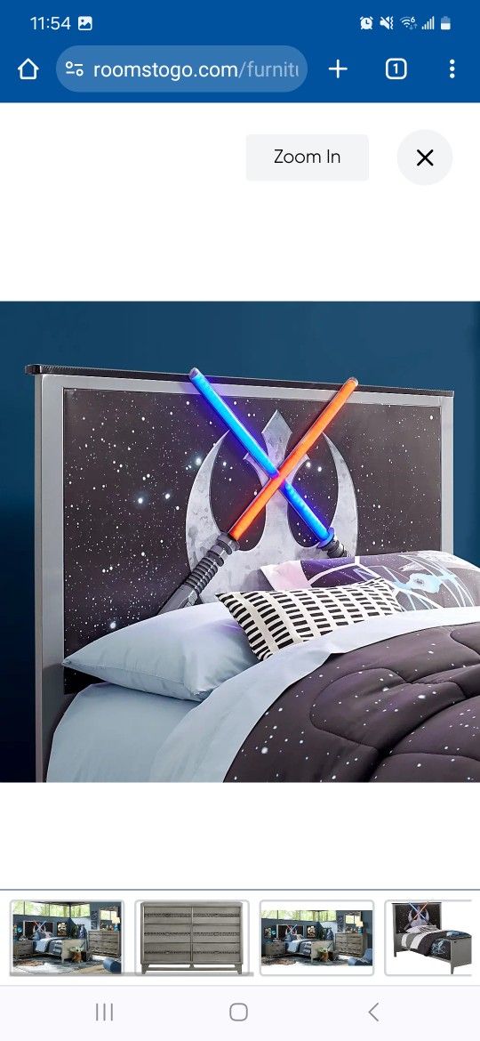 Star Wars Light Saber Bed Frame