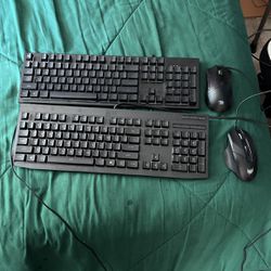 Two Keyboard And Mouse Gaming Keyboard And Mouse With RGB Lighting