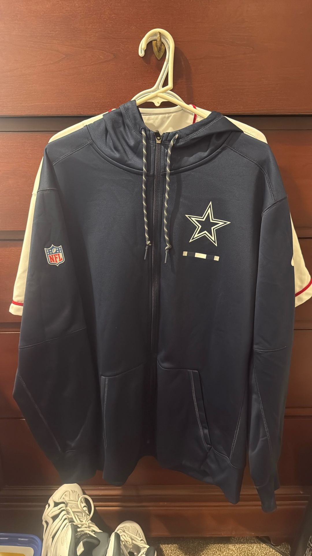 Men’s Nike Cowboys Zip Up Hoodie Size Xl 