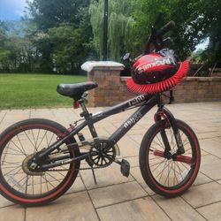 Kent bike 18 inches with helmet
