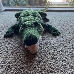 Like New Cute Giant Crocodile Stuffed Animal