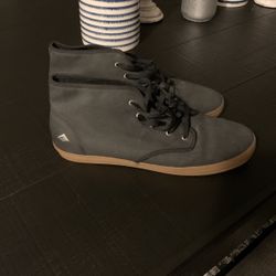 Emerica Men’s The Wind Mid Black Shoes Size 12