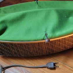 Vintage 1970s * Bun Roll Warmer * WORKING * Avocado Green