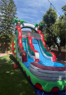 15ft Tropical water slide