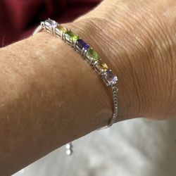 Bolo Gemstone Tennis/Friendship Bracelet